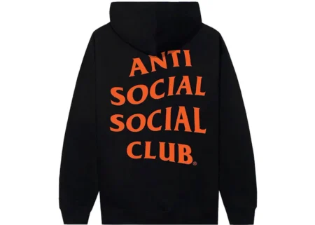 Elbarbashat Anti Social Social Club Logo Hoodie Black