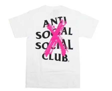 Elbarbashat Anti Social Social Club Canceled T-shirt White