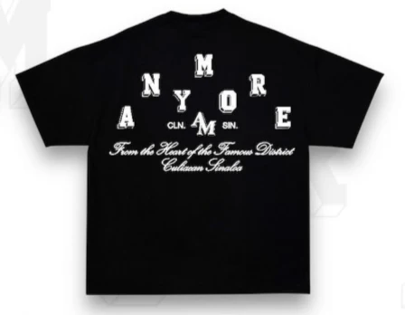 Elbarbashat ANYMORE "BLACK DIAMONDS" T-SHIRT BLACK