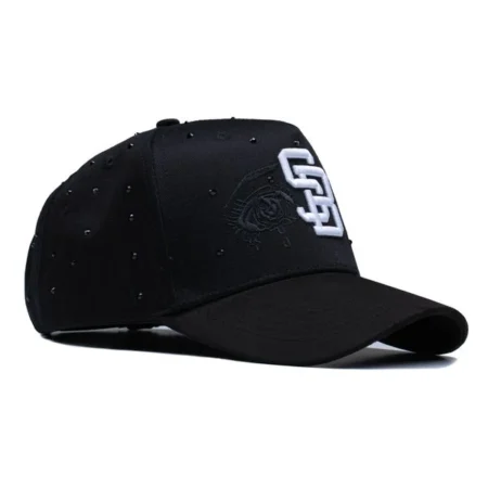 El Barbas SADBOYZ CLOTHING CAP "SB CRY CRYSTALS BLACK"
