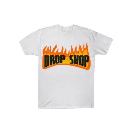 Elbarbashat Fire White T-shirt