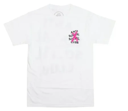 Elbarbashat Anti Social Social Club Canceled T-shirt White