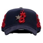Barbas Hats B Star Navy Graffiti