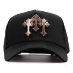 Barbas Hats Chrome Rose Gold