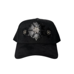 El Barbas Hats Platinum Snowflake - Black Snapback Hat