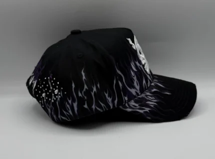 Cashedout Hat "PURPLE FLAME " Just The Hat Brand New Dandy Hats Barbas Hats